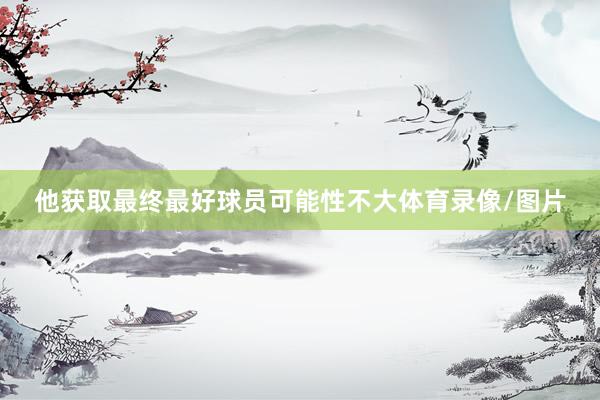 他获取最终最好球员可能性不大体育录像/图片