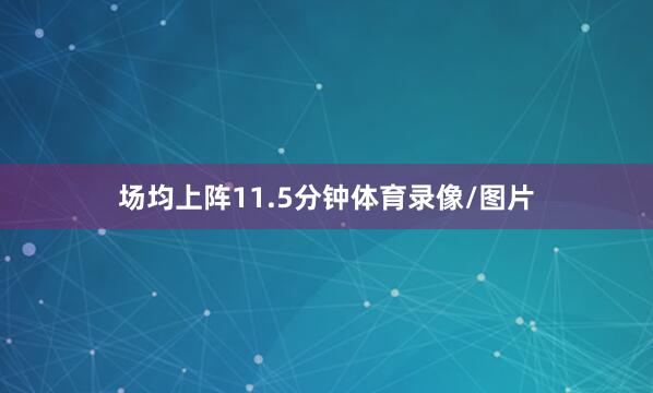 场均上阵11.5分钟体育录像/图片
