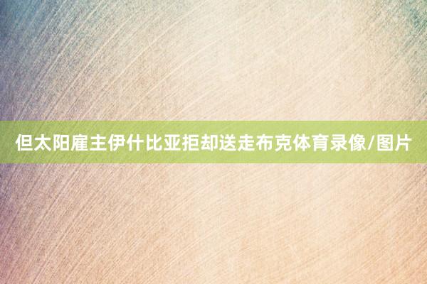 但太阳雇主伊什比亚拒却送走布克体育录像/图片