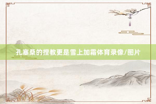 孔塞桑的捏教更是雪上加霜体育录像/图片