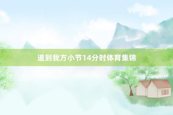 道到我方小节14分时体育集锦