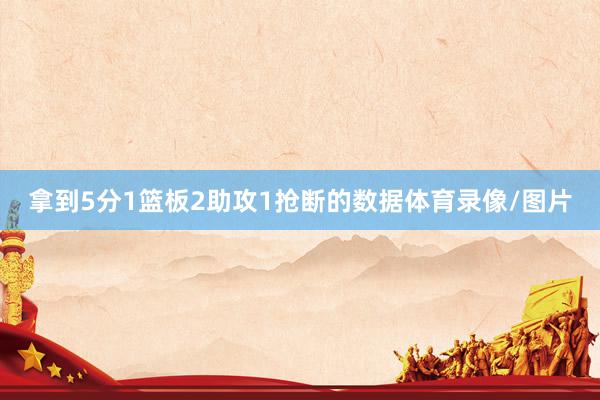 拿到5分1篮板2助攻1抢断的数据体育录像/图片