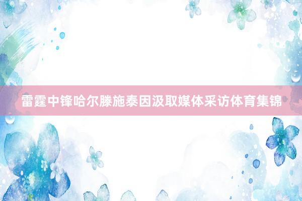 雷霆中锋哈尔滕施泰因汲取媒体采访体育集锦