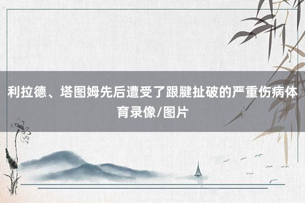 利拉德、塔图姆先后遭受了跟腱扯破的严重伤病体育录像/图片