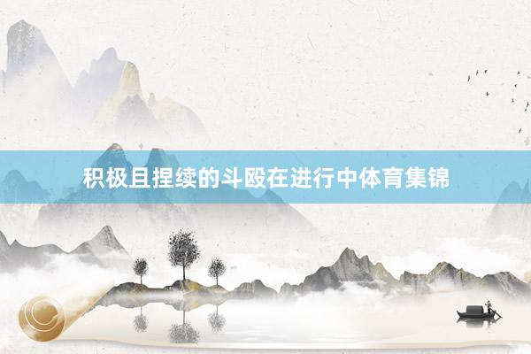 积极且捏续的斗殴在进行中体育集锦