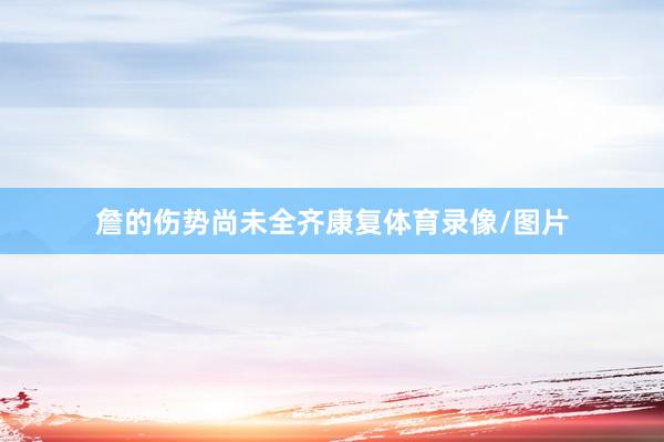 詹的伤势尚未全齐康复体育录像/图片