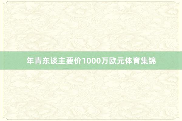 年青东谈主要价1000万欧元体育集锦