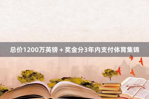 总价1200万英镑＋奖金分3年内支付体育集锦