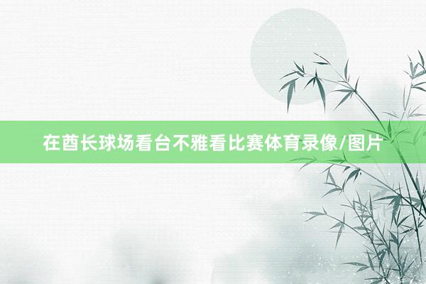 在酋长球场看台不雅看比赛体育录像/图片