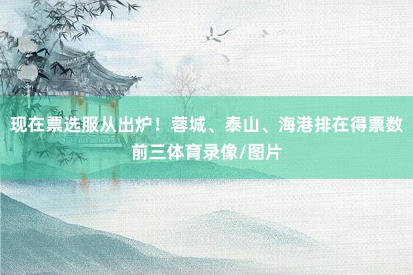 现在票选服从出炉！蓉城、泰山、海港排在得票数前三体育录像/图片