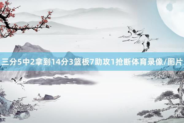 三分5中2拿到14分3篮板7助攻1抢断体育录像/图片