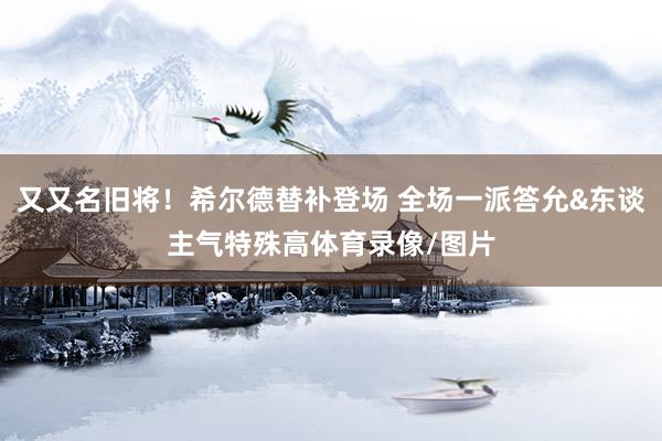 又又名旧将！希尔德替补登场 全场一派答允&东谈主气特殊高体育录像/图片