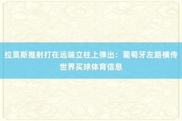 拉莫斯推射打在远端立柱上弹出：葡萄牙左路横传世界买球体育信息