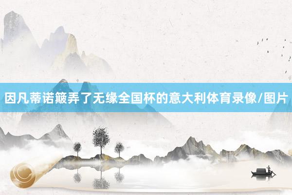 因凡蒂诺簸弄了无缘全国杯的意大利体育录像/图片